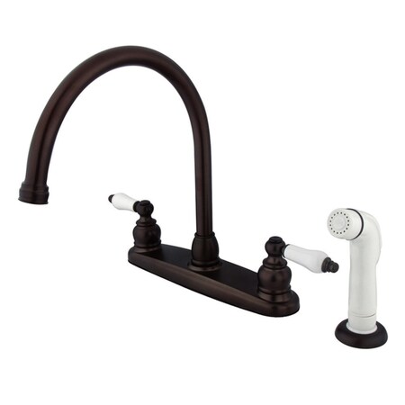 Kingston Brass Vintage Centerset Kitchen Faucet, Oil Rubbed Bronze KB725